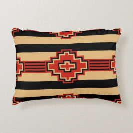 Cojín Decorativo Cruz Nativa Americana del Suroeste