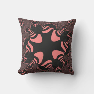 Cojín Decorativo Cruz rosa y gris