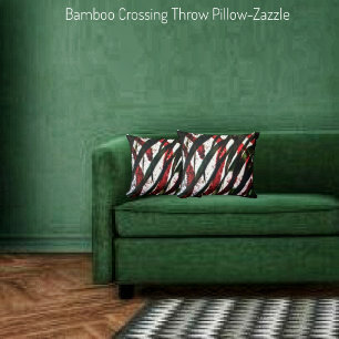 Cojín Decorativo Cruzado de bambú
