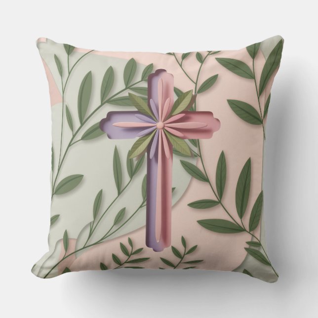 Cojín decorativo cruzado |Diseño de la Decoración  (Anverso)