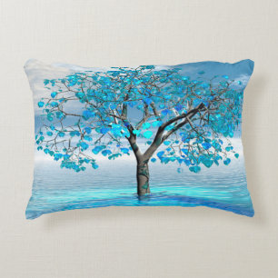 Cojín Decorativo Crystal Blue Tree