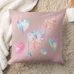 Cojín Decorativo Crystal Hearts