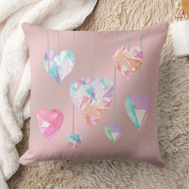 Cojín Decorativo Crystal Hearts (Manta)