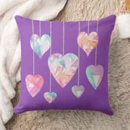 Cojín Decorativo Crystal Hearts