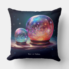 Cojín Decorativo Crystal Snowballs Holiday Throw Pillow