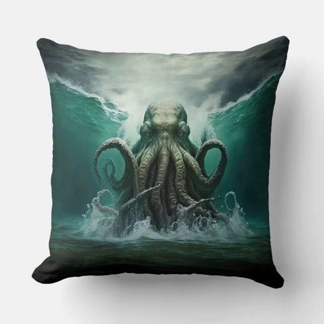 Cojín decorativo Cthulhu (Anverso)
