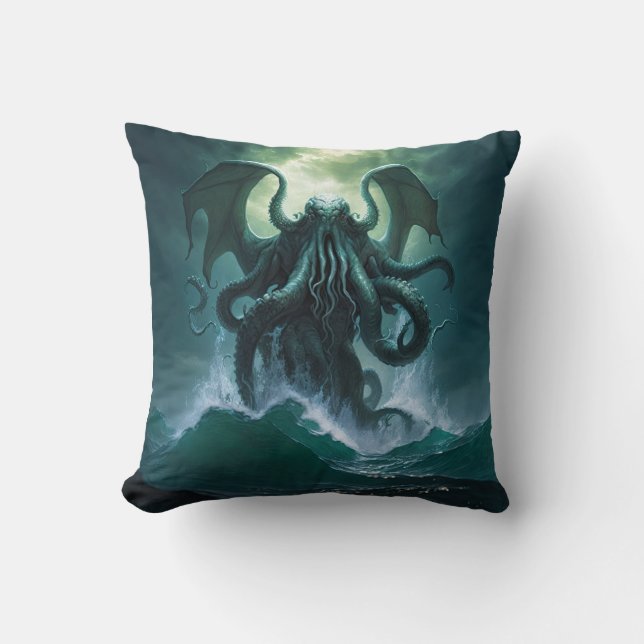 Cojín decorativo Cthulhu (Anverso)
