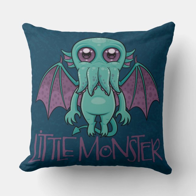 Cojín Decorativo Cthulhu Pequeño Monstruo (Anverso)