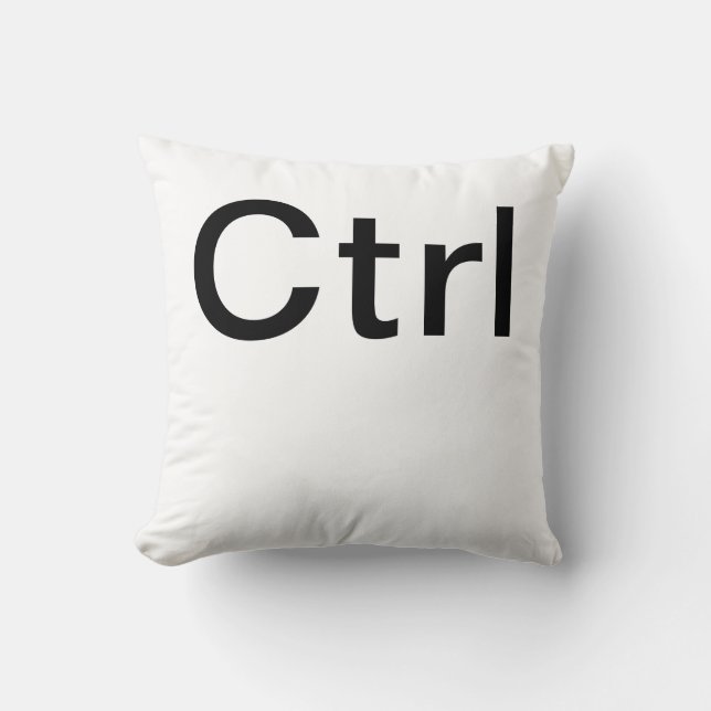 Cojín Decorativo Ctrl (Anverso)