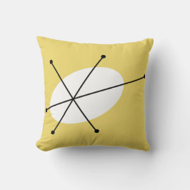 Cojín Decorativo Cuadrado amarillo deslumbrante