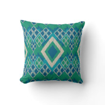 Cojín decorativo cuadrado de Guay Ikat