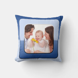 Cojín Decorativo Cuadrado en cuadro cuadrado color V + tu foto