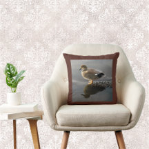Cojín decorativo cuadrado Gadwell Duck Brown