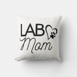 Cojín decorativo cuadrado "Lab Mom"