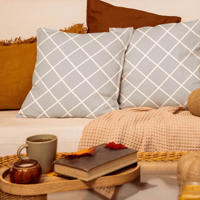 Cojín Decorativo Cuadrados geométricos grises (Subido por el creador)