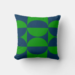 Cojín Decorativo Cuadrados y círculos de Bauhaus 