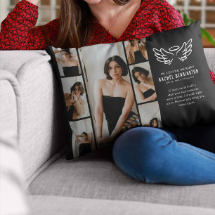 Cojín Decorativo Cuadrícula fotográfica de tributo celestial