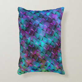 Cojín Decorativo Cuadros 3D manchados de lilo azul a rosado o trián