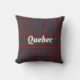 Cojín Decorativo Cuadros de Tartán de Quebec