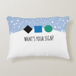 Cojín Decorativo ¿Cuál es tu signo