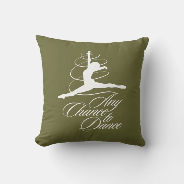 Cojín Decorativo Cualquier Oportunidad De Bailar (Anverso)