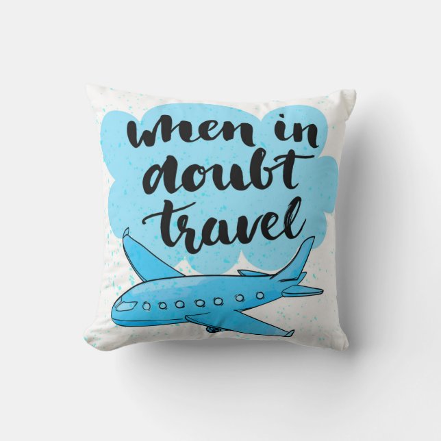 Cojín Decorativo Cuando en viaje de la duda (Anverso)