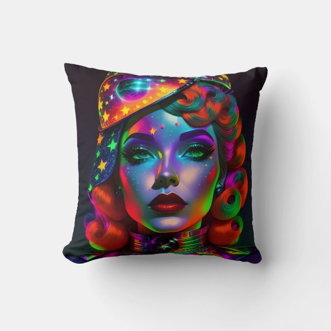 Cojín Decorativo Cuando los negros aterrizan en el rojo - Ken Gage  (Anverso)