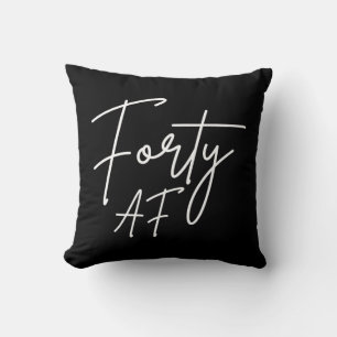 Cojín Decorativo Cuarenta AF I - Regalo de cumpleaños