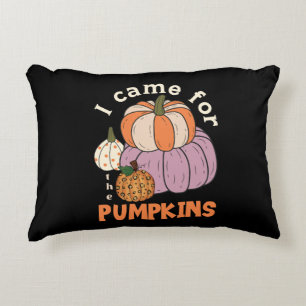 Cojín Decorativo Cuatro calabazas divertidas caen