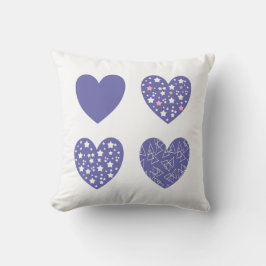 Cojín Decorativo Cuatro corazones