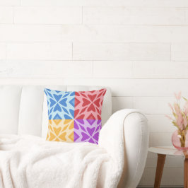 Cojín Decorativo Cuatro corazones se reúnen para decorar colores