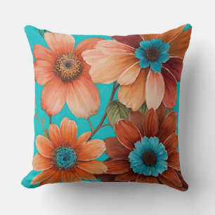 Cojín Decorativo Cuatro flores