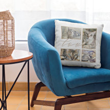 Cuatro fotos Collage Love Mascotas Name White