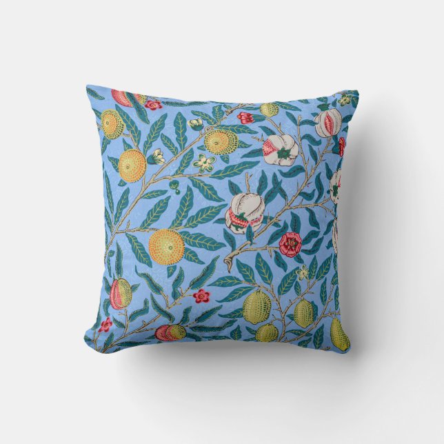 Cojín Decorativo Cuatro frutas, William Morris (Anverso)