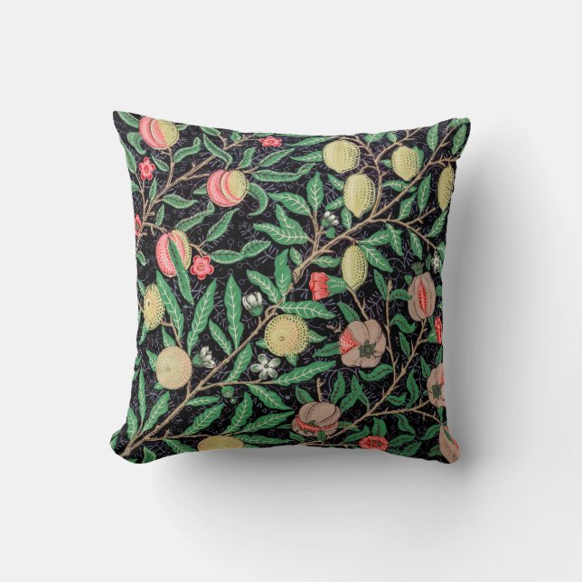 Cojín Decorativo Cuatro frutas, William Morris (Anverso)
