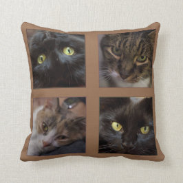 Cojín Decorativo Cuatro gatos de Miriam Kilmer