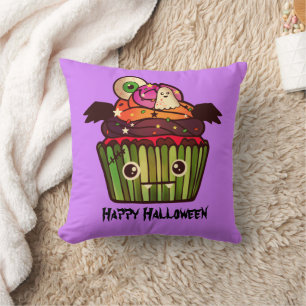 Cojín Decorativo Cubierta de Halloween espeluznante
