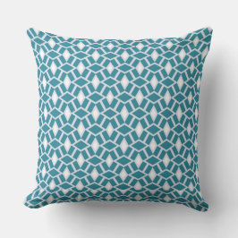 Cojín Decorativo Cubierta de la tarjeta azul Abstract Pillow