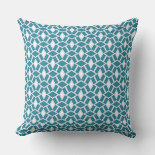 Cojín Decorativo Cubierta de la tarjeta azul Abstract Pillow