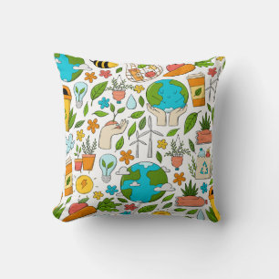 Cojín Decorativo Cubierta Decorativa Sostenibilidad Ecológica