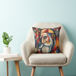 Cojín Decorativo Cubism Santa Claus