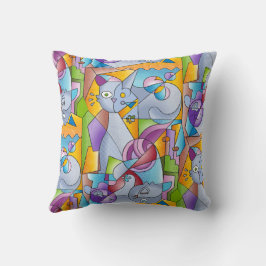Cojín Decorativo Cubist Cats - The Mininos