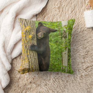 Cojín Decorativo Cubo de oso negro Minnesota