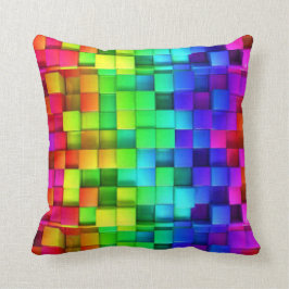 Cojín Decorativo Cubos del arcoiris