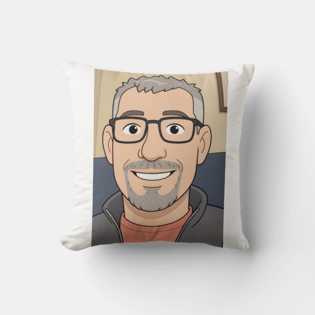 Cojín Decorativo Cuddle up to Old Man Phil with this pillow (Anverso)