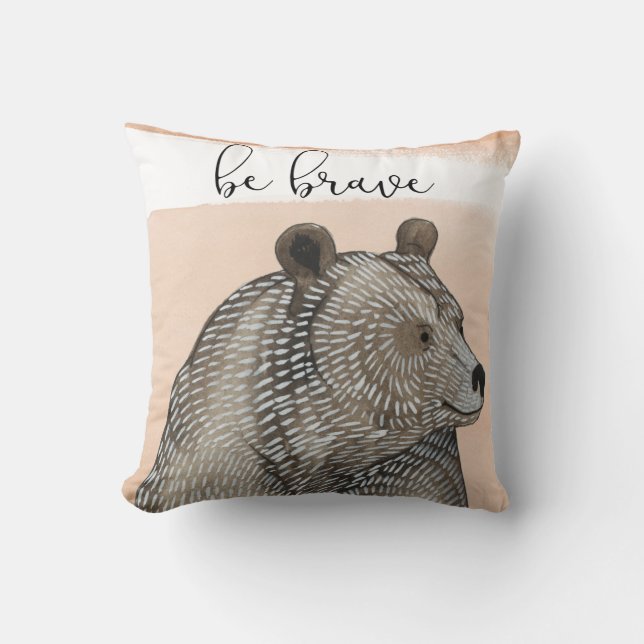 Cojín Decorativo Cuddlies Bear | Ser valiente (Anverso)