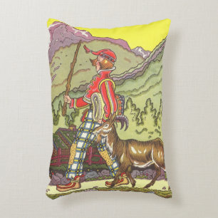 Cojín Decorativo Cuento de Hadas Antiguo, El Niño y el Viento del N