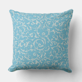 Cojín Decorativo Cuento de Hadas de la Princesa Azul Chic Real