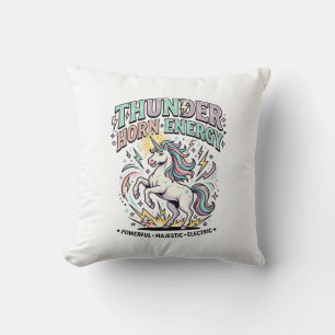 Cojín Decorativo Cuerno de trueno de unicornio Producto de estilo r