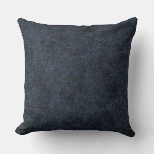 Cojín Decorativo Cuero azul marino falso